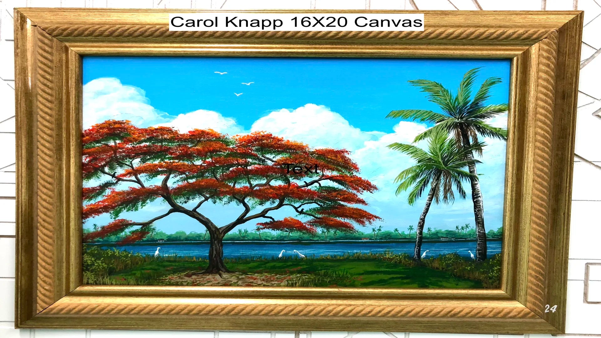 Carol Knapp 16x20 Canvas (red)