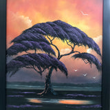 West Evans 24X18 Masonite - Dark Jacaranda