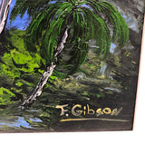 Freddie Gibson brother of Florida Highwaymen James Gibson - 24X36 - Palms and Lighthouse