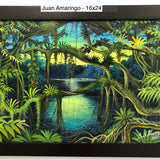 Juan Amaringo 16X24 Canvas - Amazon Visionary Paintings