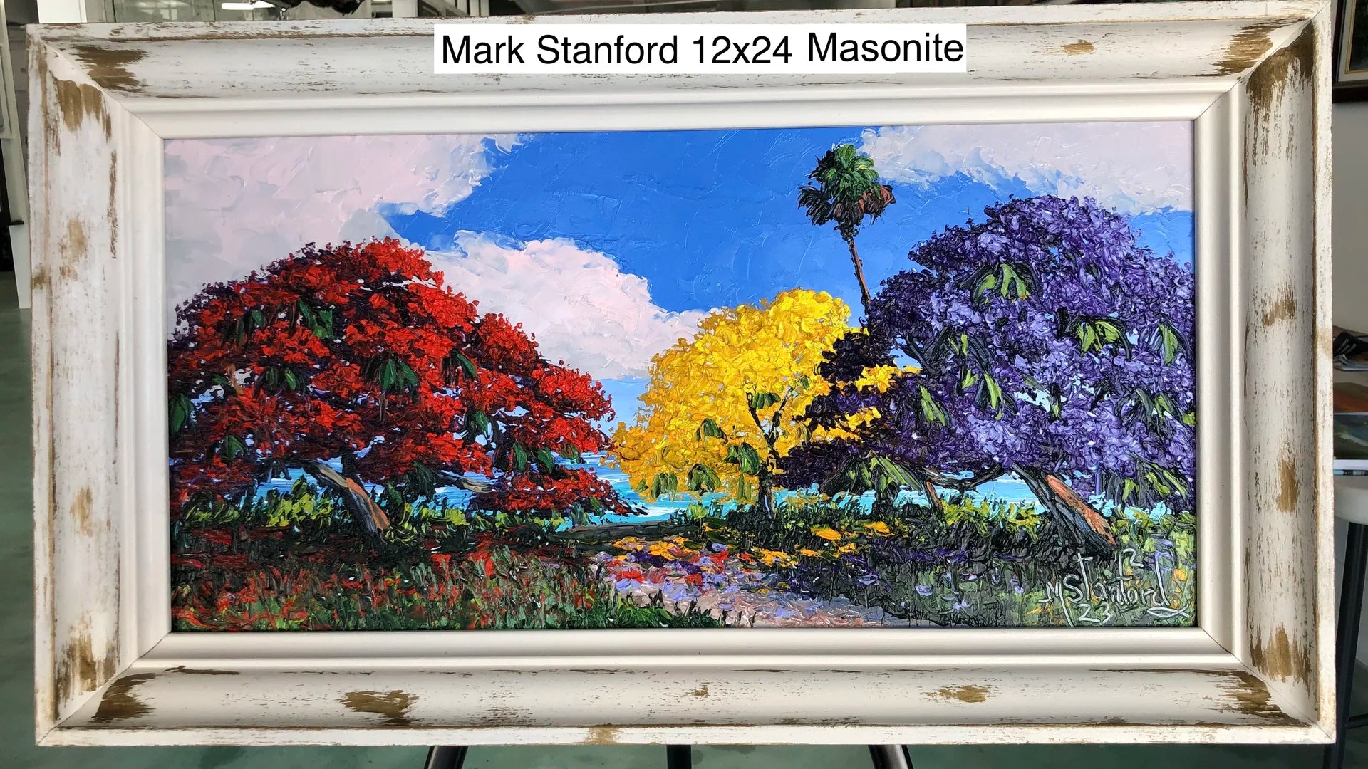 Three Trees by Mark Stanford 12x24