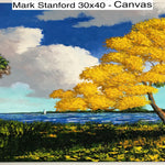 Yellow Tree Artwork by Mark Standford 30x40